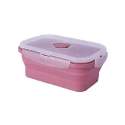 Contenedor  Alimento Plegable Silicona Rojo 800 mL Miniso