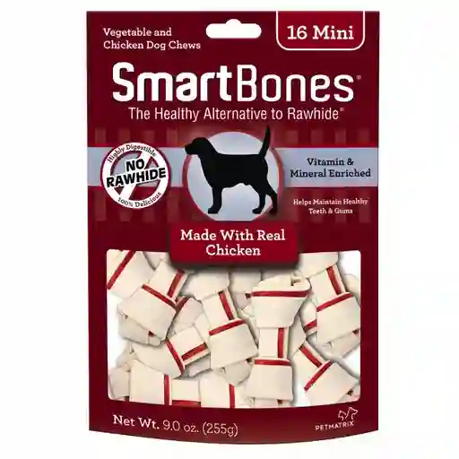 SmartBones Snack para Perro Mini Pollo