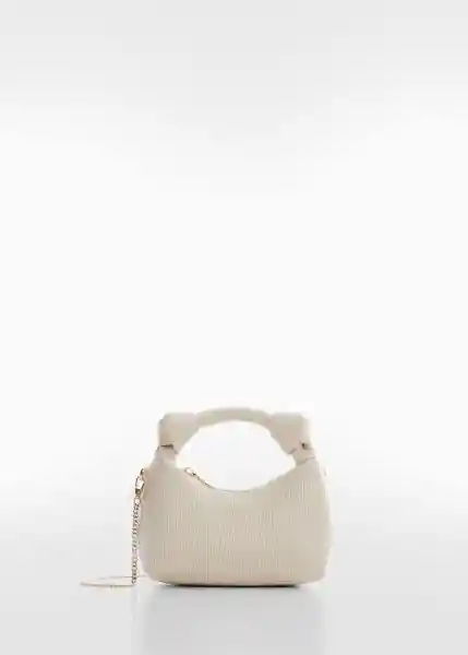 Bolso P Kenda Off White Talla 99 Mujer Mango