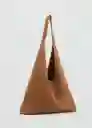 Bolso M Law Cuero Talla 99 Mujer Mango