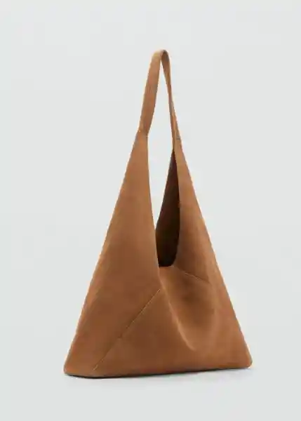 Bolso M Law Cuero Talla 99 Mujer Mango