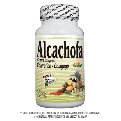 Natural Freshly Alcachofa (500 mg)