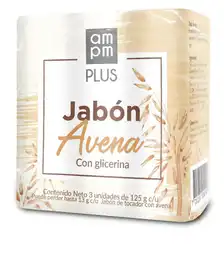 Am Pm Jabón de Avena con Glicerina