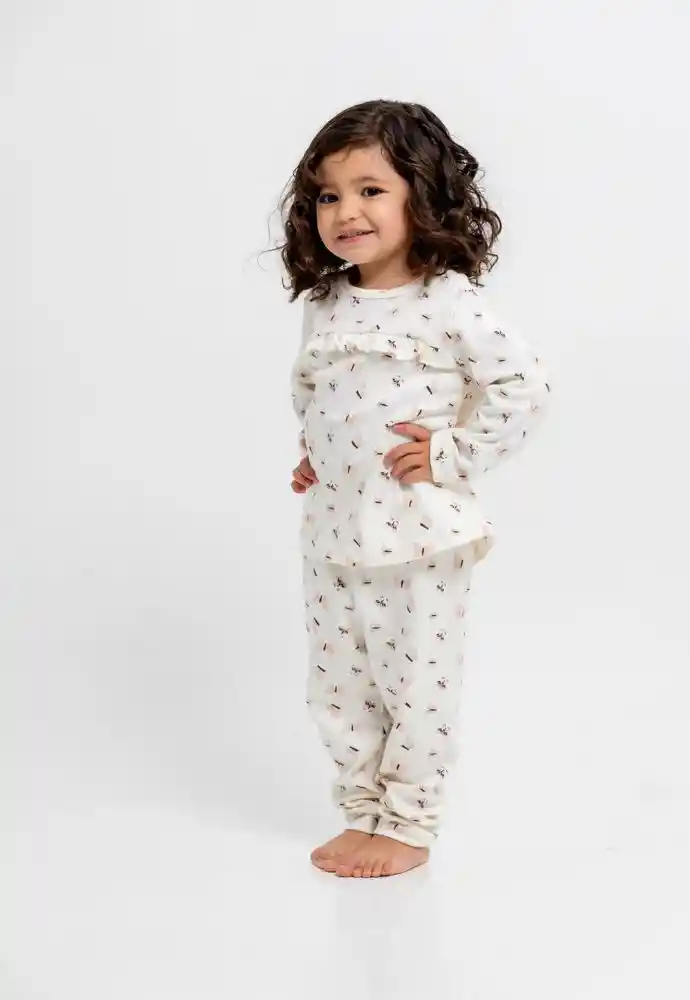 Pijama Dos Piezas Bebita 12/18mese-estamp 2