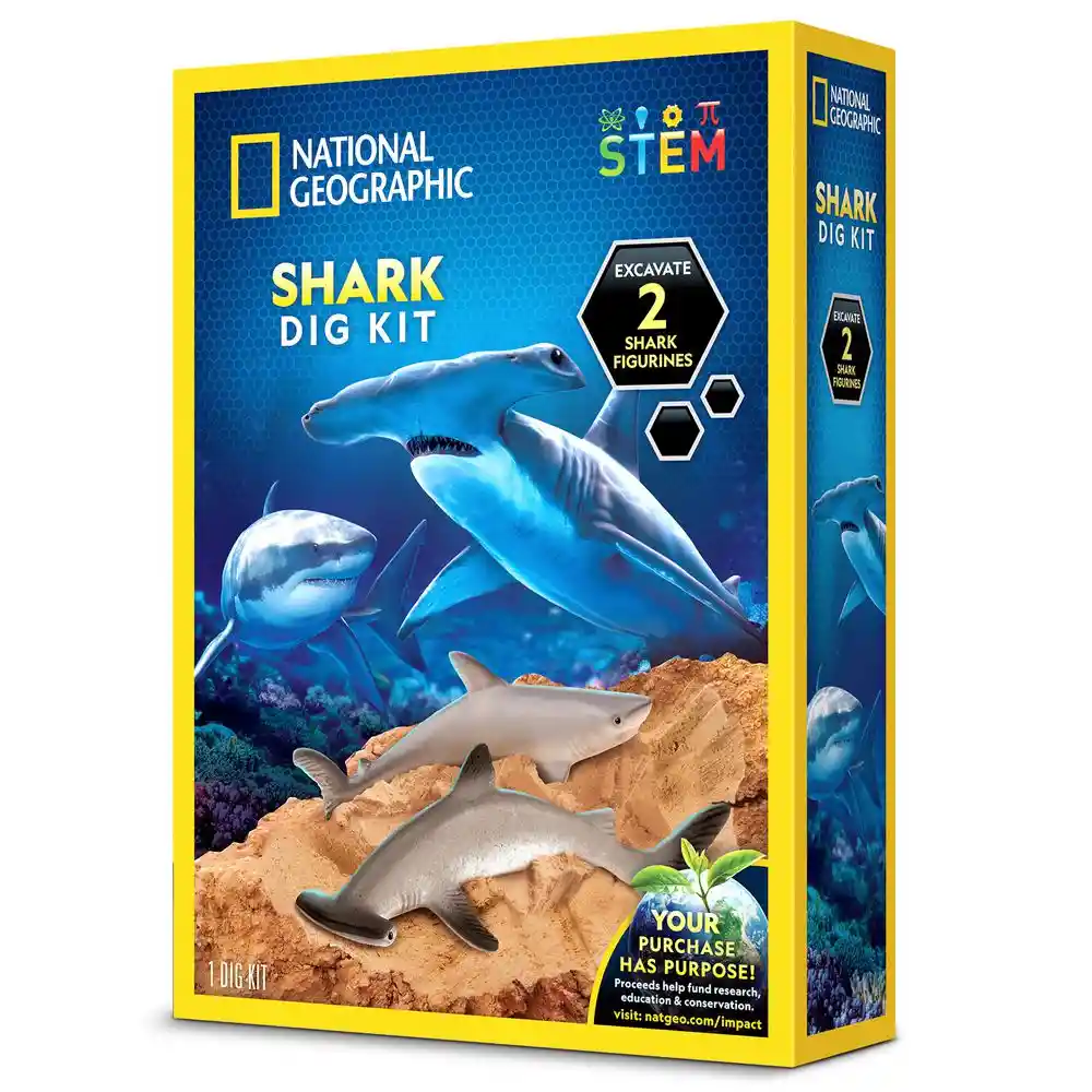 Kit de Excavación de Tiburones National Geographic National Geographic