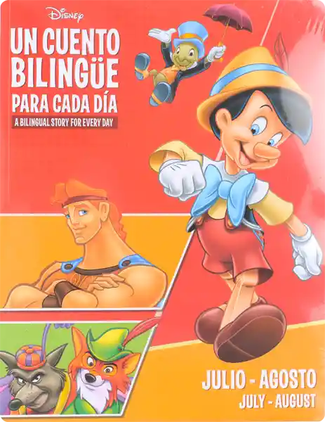 Disney Cuento Bilinge Julio Y Agosto