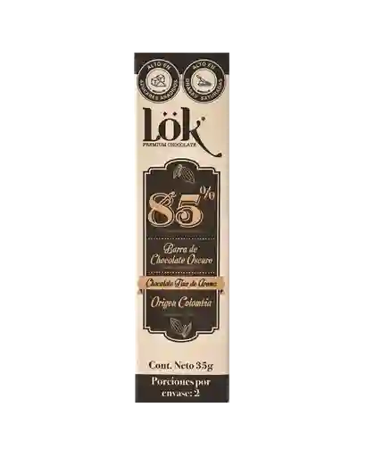 Lok Chocolate 85% Cacao 35 g