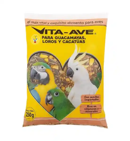 Vita Ave Alimento Loro Guacamaya Cacatúa
