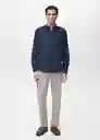 Camisa Play Navy Talla S Hombre Mango