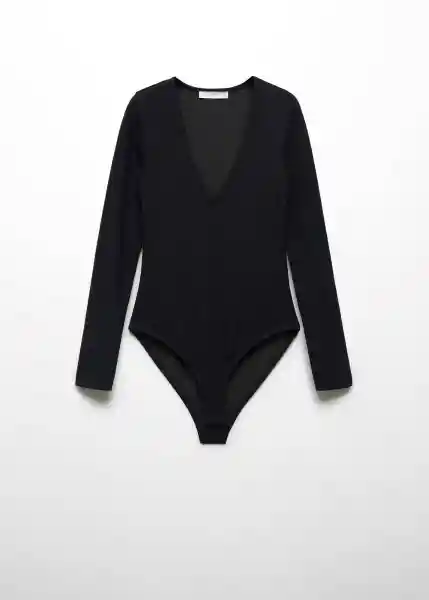 Body Sea-L Negro Talla L Mujer Mango