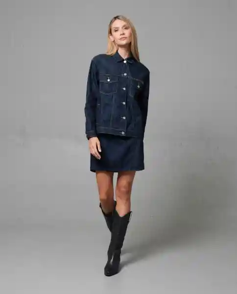 Chaqueta Mujer Azul L 222G008_AZU194027 Rifle
