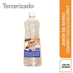 Bex Jabon Barra Líquido Coco