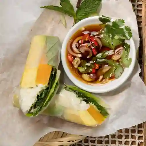 Rollitos de Papel de Arroz de Vegetales