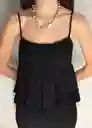 Top Veronica Negro Talla S Mujer Mango