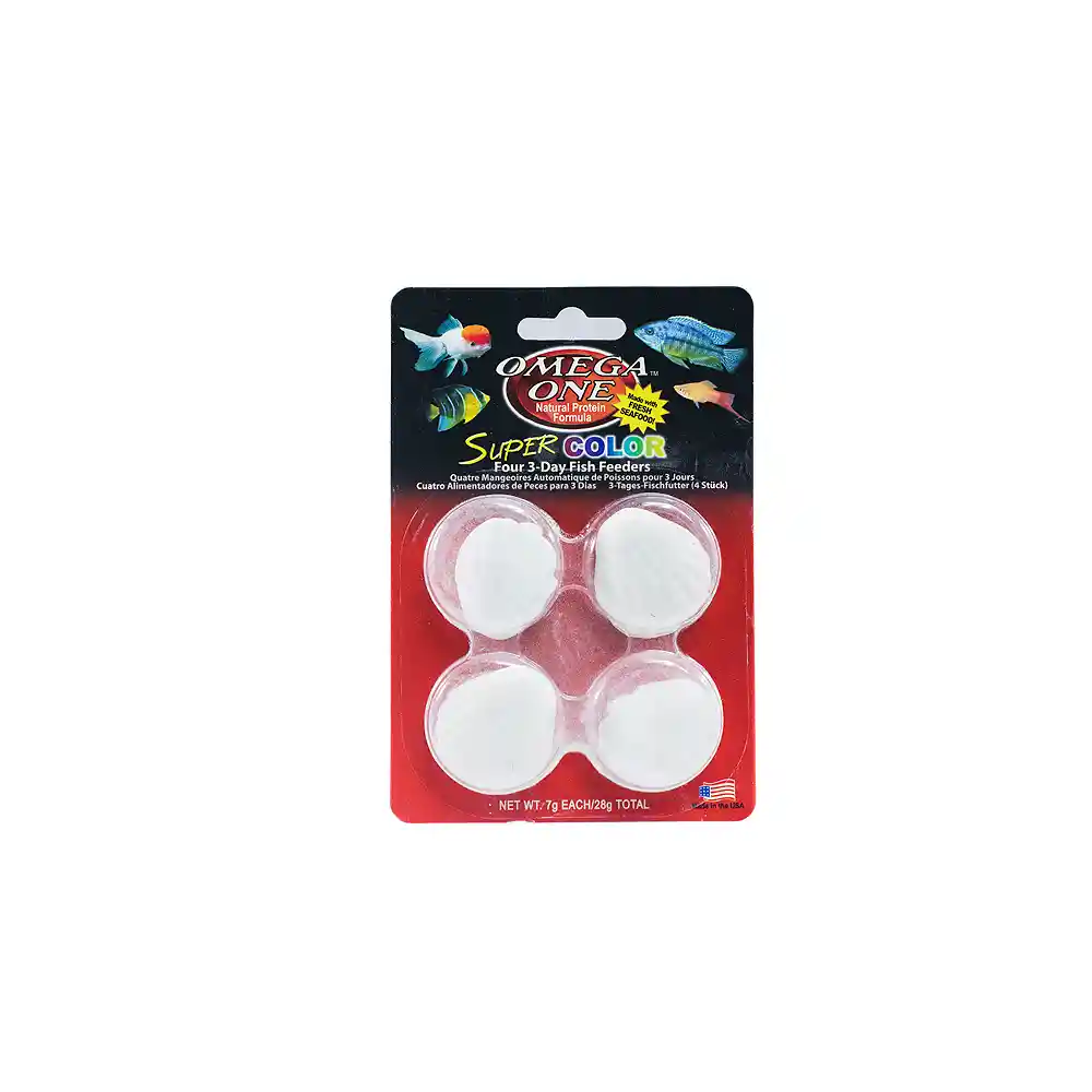  Omega One Alimento Vacacional Super Color Fish Feeder 3 Dias  