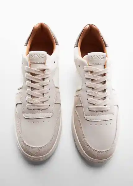 Tenis Deportivos Maxim Beige Talla 42 Hombre Mango