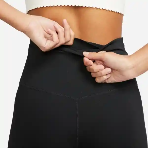 Nike Pantalón One Dri Fit Hr Crop Tght Mujer Negro M DM7276-010