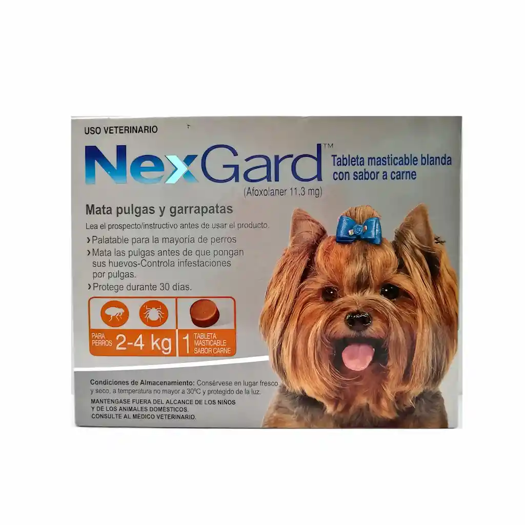 Nexgard 2 a 4 Kg 1 Tableta (11.3 mg)
