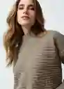 Suéter Tejido Mujer Verde Oleoso Medio M Naf Naf