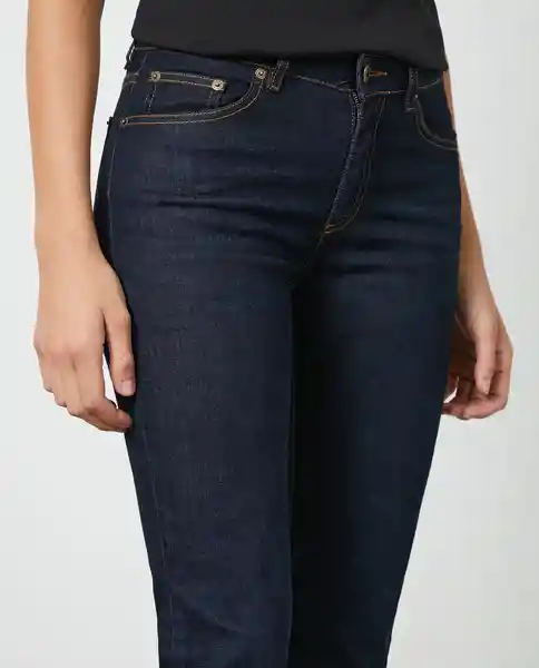 Jean H. Rise Cosmo Bc Raw Deni Femenino Azul Dark 12 Chevignon