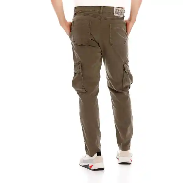 Marithé Frangois Girbaud Pantalón Estilo Camuflado Bolsillos 28