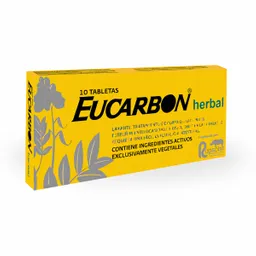 Eucarbon Herbal Laxante con Ingredientes Vegetales Tabletas