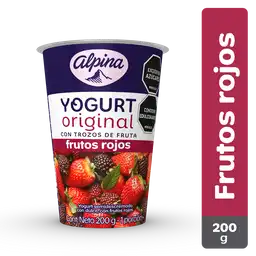 Alpina Yogurt Original con Trozos de Frutos Rojos