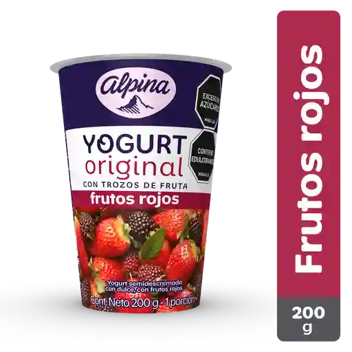 Alpina Yogurt Original con Trozos de Frutos Rojos