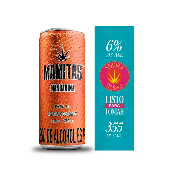 Mamitas Aperitivo Coctel Sabor Mandarina