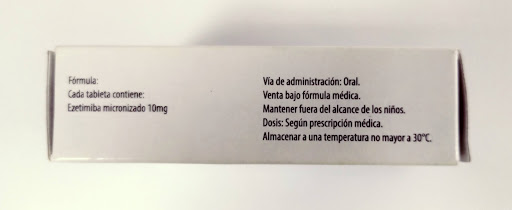 Zetia Ezetimiba 10 Mg Organon Caja