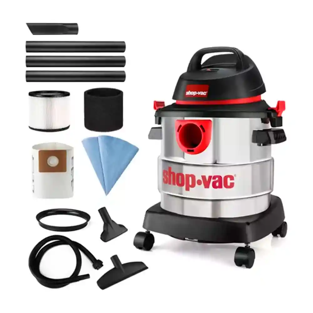 Shop Vac Aspiradora Pro Metálica 4.5 Hp + Accesorios