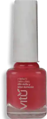  Vitu Esmalte de Unas Alto Brillo y Larga Duración Color Lichi