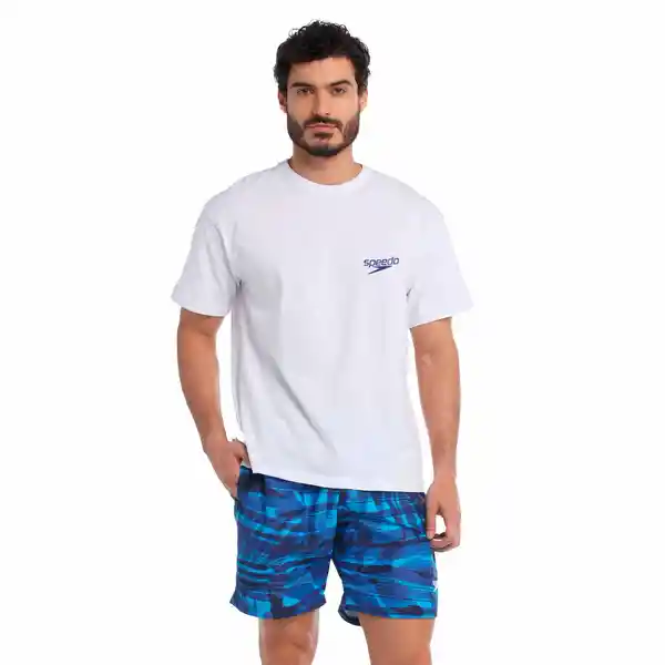 Camiseta Manga Corta Waikiki Hombre Talla L Speedo