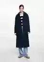 Saco Trench Trenchn Navy Talla 22 Niñas Mango