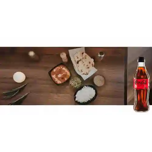 Combo Promo Combo + Coca Cola Sin Azúcar 300ML