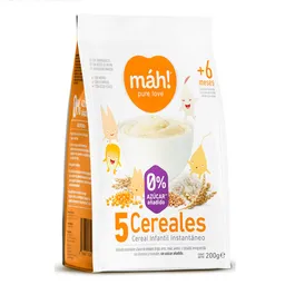 Mah! Cereal Infantil Instantáneo 5 Cereales 