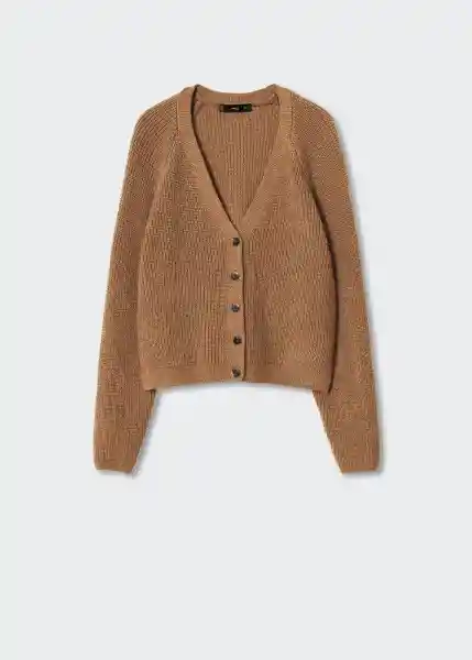 Cardigan Washin Camel Talla L Mujer Mango