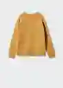 Buzo Sudadera Loud Mostaza Talla 10 Niños Mango