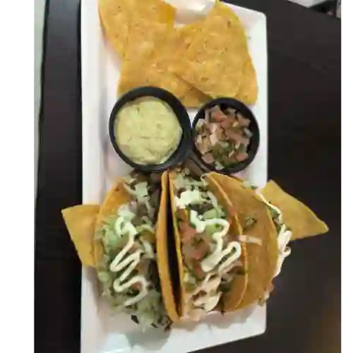 Tacos de x3 de pollo