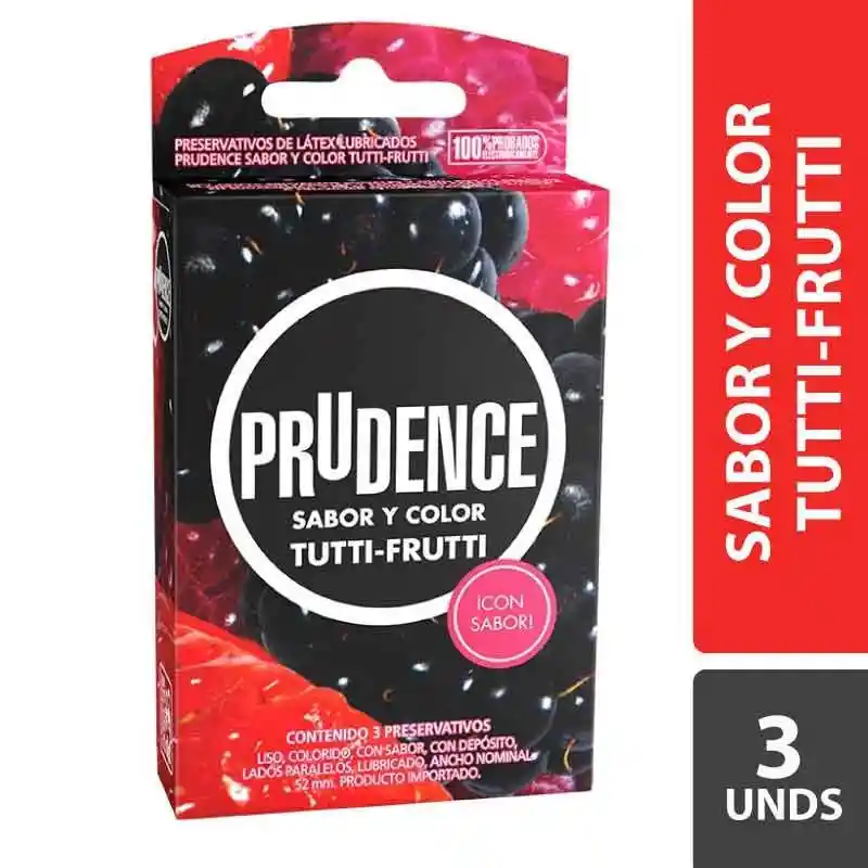Prudence Preservativos Sabor Tutti-Fruti