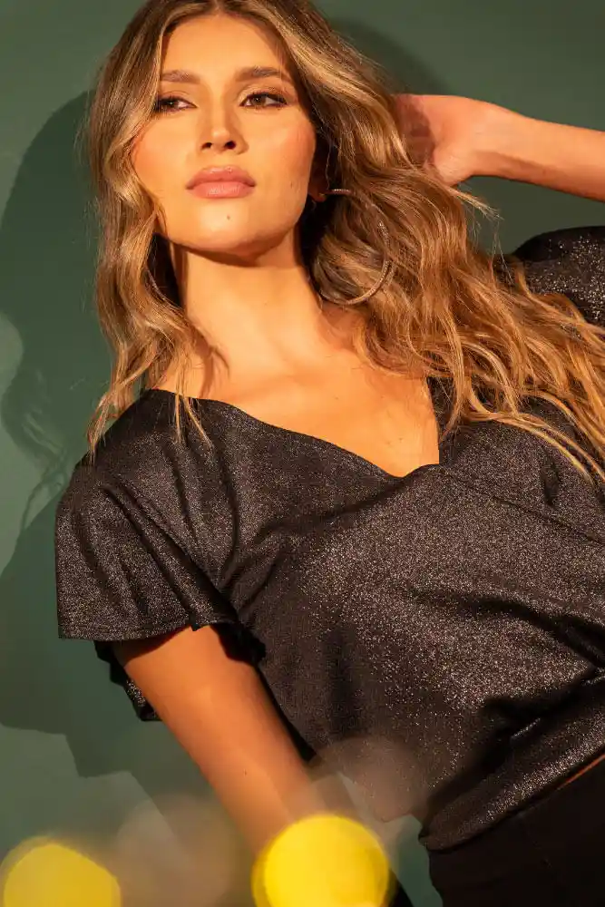 Blusa Cruzada Silver