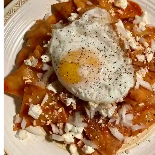 Chilaquiles con Huevo