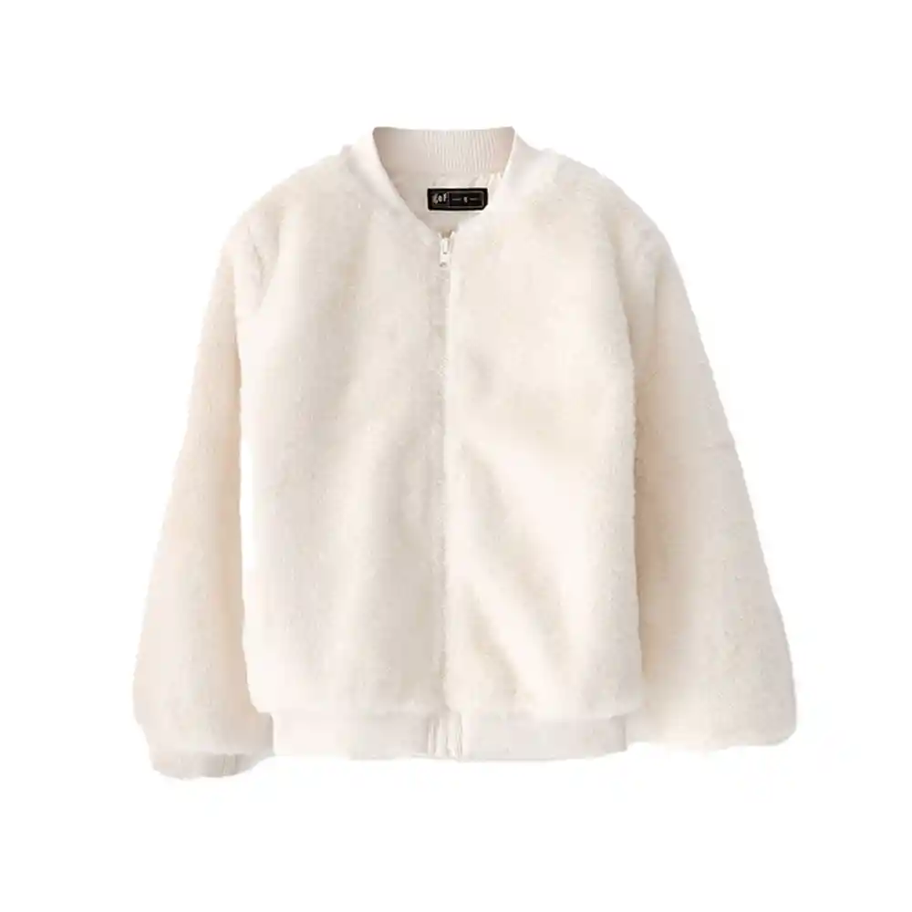 Chaqueta Sin Capucha Con Cierre en Frente Kids Niñas Labaz Kd Gef