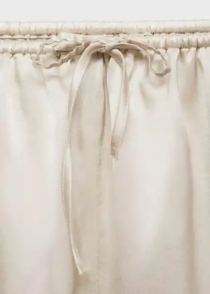 Short Pijama Lita Piedra Talla M Mujer Mango