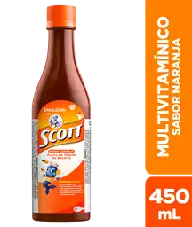 Emulsión De Scott Complemento Alimenticio Naranja