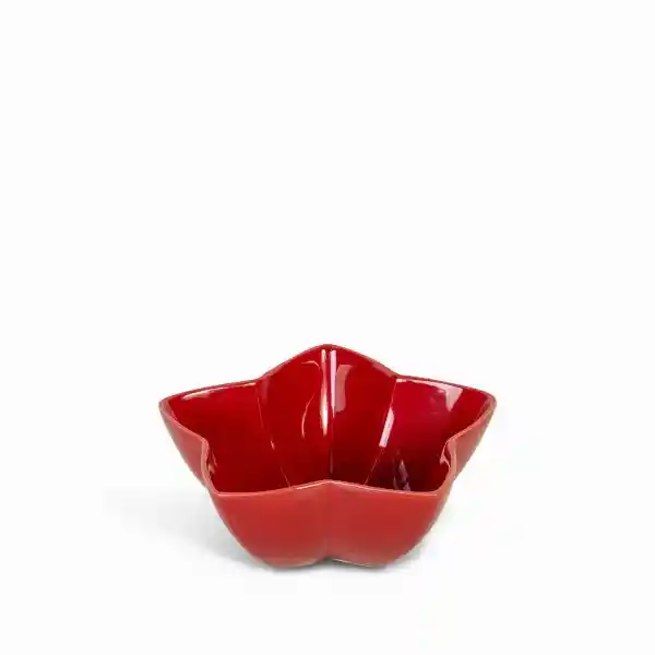 Tazón Mediano Estrella Rojo Ambiente Gourmet