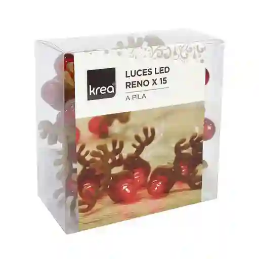 Luz Led 15 Reno a Pilas Krea