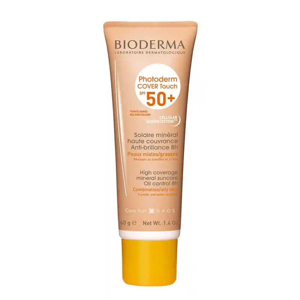 Bioderma-Photoderm Protector Solar Cover Touch Teinte Doree