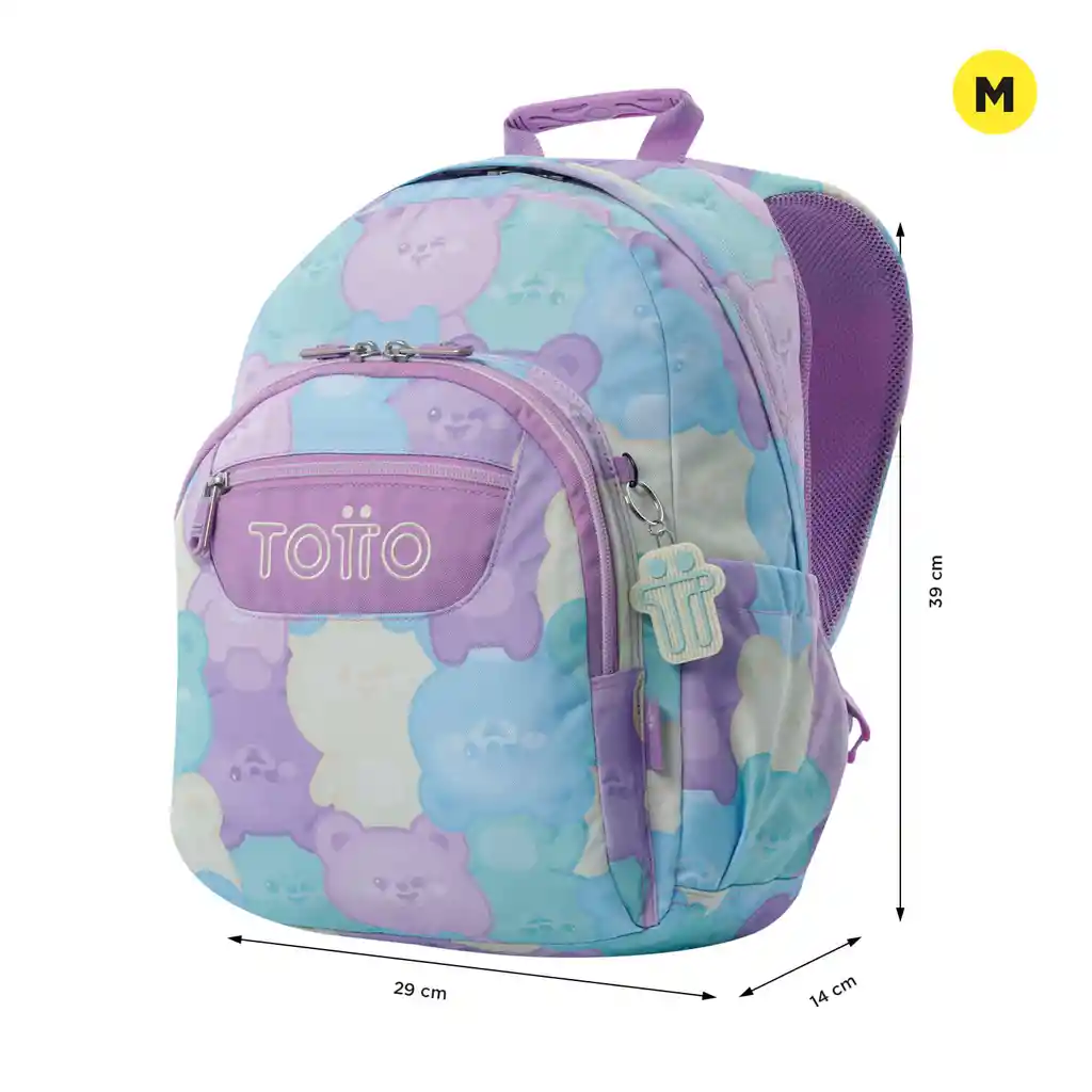 Morral Juvenil Porta Pc 13" Gommas Verde