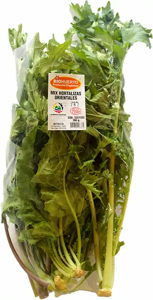 Biohuerto Mix Hortalizas Orientales Orgánicas